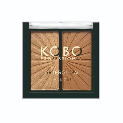 Kobo Professional Afterglow, Face Set Bronze (Kompaktowy duet do konturowania twarzy)