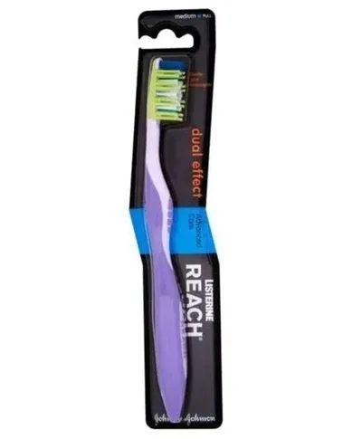 Listerine Reach Dual Effect Medium Toothbrush (Szczoteczka do zębów)
