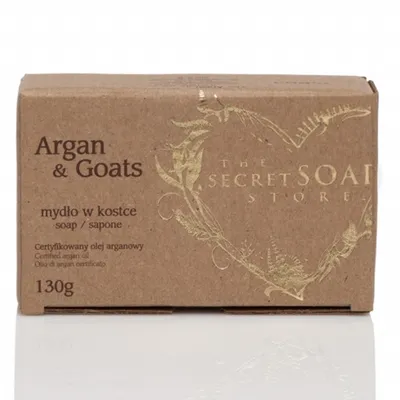 Scandia Cosmetics Argan & Goats, Mydło w kostce