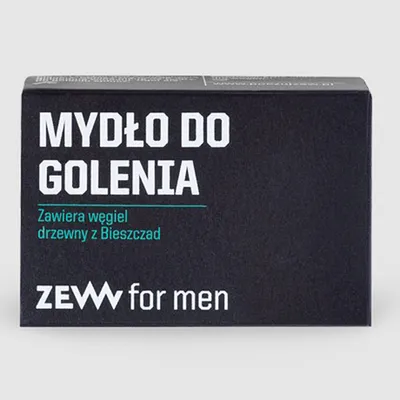 Zew For Men Mydło do golenia z węglem drzewnym