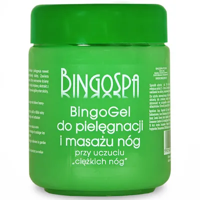 BingoSpa Zielony żel do cięzkich nóg i kruchych naczynek