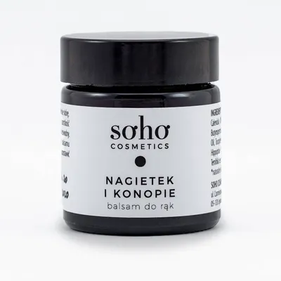 Soho Cosmetics Balsam do rąk `Nagietek i konopie`