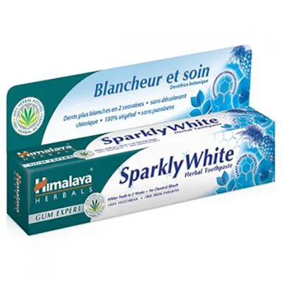 Himalaya Herbals Gum Expert, Sparkly White Herbal Toothpaste (Wybielająca pasta do zębów `Lśniąca biel`)