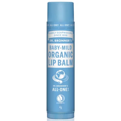 Dr. Bronner's Baby-Mild Lip Balm (Balsam do ust nieperfumowany)