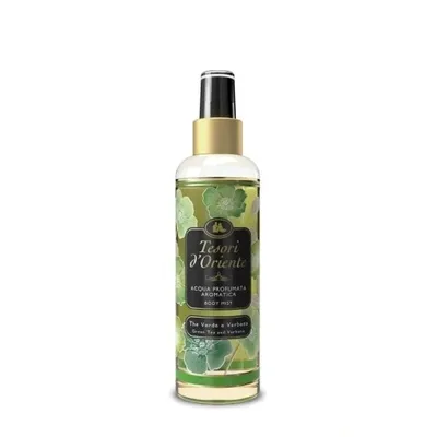 Tesori d'Oriente The Verde e Verbena  Acqua Profumata Aromatica (Mgiełka do ciała o zapachu zielonej herbaty i werbeny)