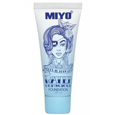 MIYO Water Conscious  Foundation SPF 15 (Pielęgnacyjny podkład na bazie wody)