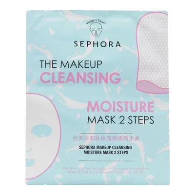 Sephora Collection, The Makeup Cleansing Moisture Mask 2 Steps (Duet do pielęgnacji twarzy)