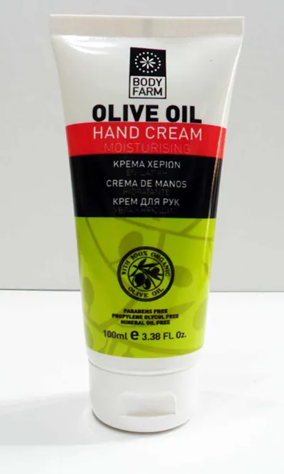 Body Farm Olive Oil, Moisturising Hand Cream (Nawilżający krem do rąk z oliwą z oliwek)