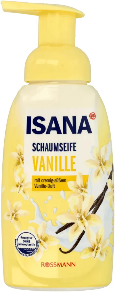 Isana Schaumseife Vanille (Mydło w piance o zapachu waniliowym)
