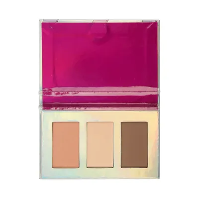 BYS Cosmetics 3pc Mini Graphic Complexion Palette Ice Cream (Paleta do konturowania twarzy)