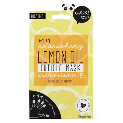 Oh K! Nourishing Lemon Oil Fingertip Cuticle Mask (Cytrynowa maska do skórek)