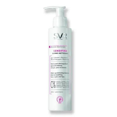 SVR Sensifine, Dermo-Nettoyant, Demaquillant Apaisant Intense Visage Yeux et Levres [Make - up Removing Cleanser] (Intensywnie kojący preparat do oczyszczania skóry i demakijażu)