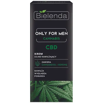 Bielenda Only For Men, Cannabis CBD, Krem silnie nawilżający