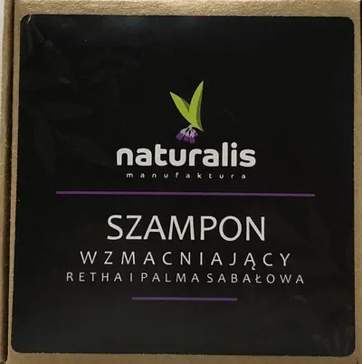 Manufaktura Naturalis Szampon wzmacniający w kostce `Retha i palma sabałowa`