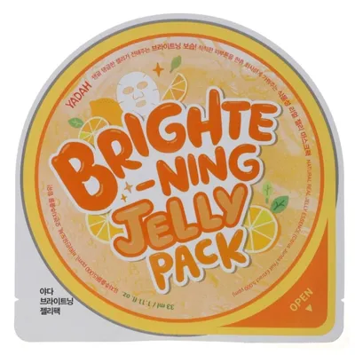 Yadah Brightening Jelly Pack (Rewitalizująca żelowa maska w płachcie do twarzy)