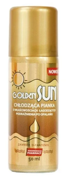 Golden Sun Chłodząca pianka po opalaniu o właściwościach łagodzących podrażnienia
