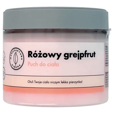 Manufaktura Piękna Puch do ciała `Różowy grejpfrut`