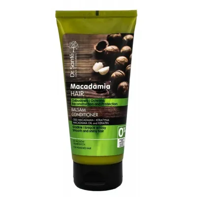 Dr. Sante Macadamia Hair, Balsam do włosów odbudowująco - ochronny z olejem macadamia i keratyną