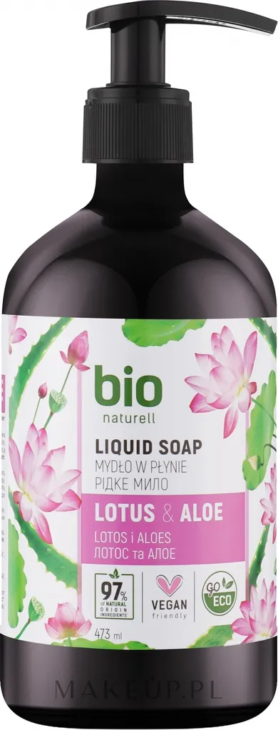 Bio Naturell Lotus & Aloe, Liquid Soap (Lotos i aloes, Mydło w płynie)