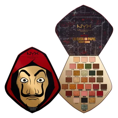 NYX Professional Makeup NYX Professional Makeup x La Casa De Papel, Eyeshadow Palette (Paleta cieni do powiek)