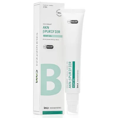 Innoaesthetics Inno-Derma Beat Purifier Night Gel (Żel antybakteryjny do cery trądzikowej na noc)