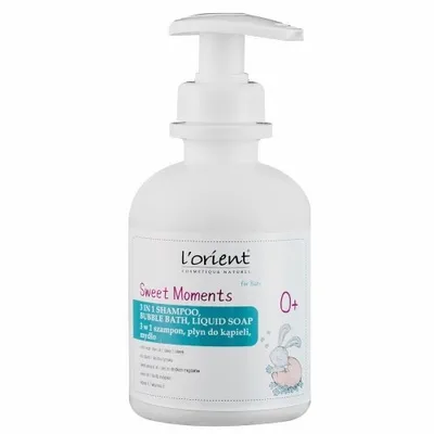 l'Orient Sweet Moments, 3 in 1 Shampoo, Bubble Bath, Liquid Soap (3 w 1 szampon, płyn i mydło)