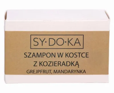 Sydoka Szampon w kostce z kozieradką `Grejpfrut, mandarynka`