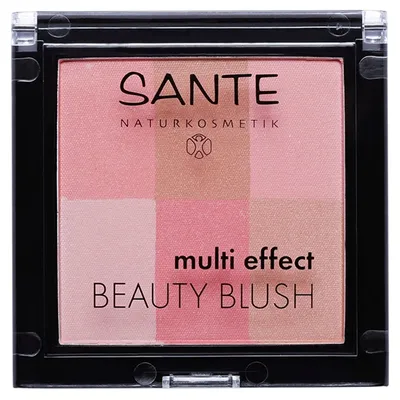 Sante Naturkosmetik Multi Effect Beauty Blush (Wielokolorowy róż do policzków)