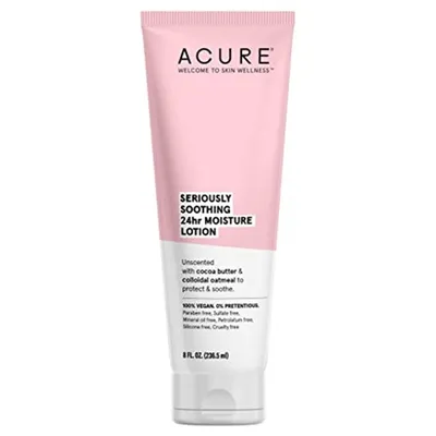 Acure Seriously Soothing, 24hr Moisture Lotion Unscented (Łagodzący nawilżający balsam do ciała bezzapachowy)
