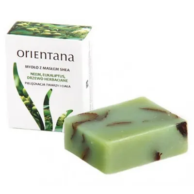 Orientana Mydło z masłem shea `Neem, eukaliptus i drzewo herbaciane`