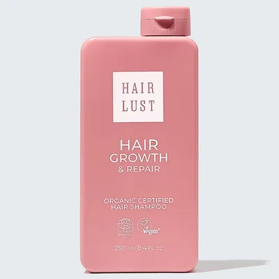 Hairlust Hair Growth & Repair Shampoo (Łagodny szampon na szybki porost włosów)
