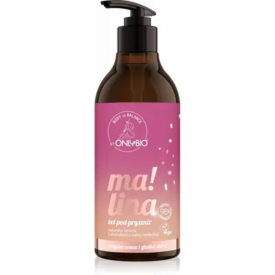 OnlyBio Body in Balance, Żel pod prysznic malinowy