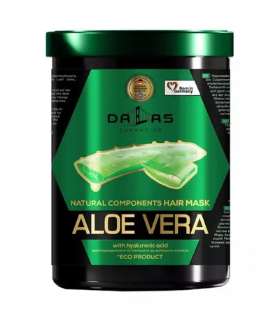 Dalas Cosmetics Hair Mask Aloe Vera with Hyaluronic Acid (Maska do włosów `Aloes  z kwasem hialuronowym`)