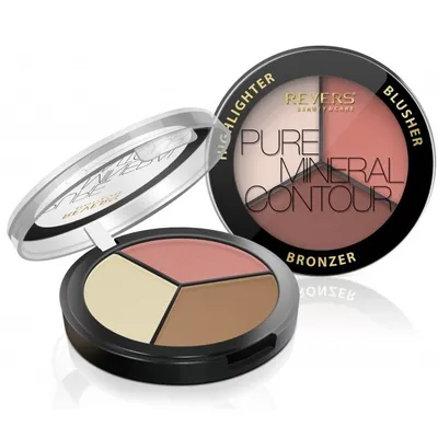 Revers Cosmetics Pure Mineral Contour (Zestaw do konkurowania twarzy)