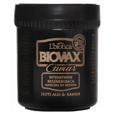 L'biotica Biovax Caviar, Intensywnie regenerująca maseczka do włosów