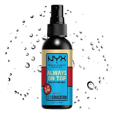 NYX Professional Makeup NYX Professional Makeup x Sex Education, Always On Top Matte Setting Spritz (Spray utrwalający makijaż o matowym wykończeniu)