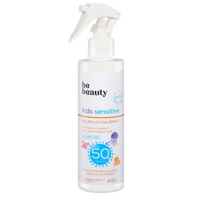 bebeauty Kids Sensitive, Solar Lotion Spray SPF 50+ (Spray przeciwsłoneczny dla dzieci)