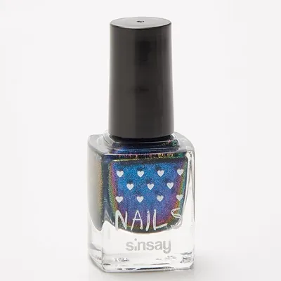 Sinsay Nails, Nail Enamel (Lakier do paznokci z drobinkami)