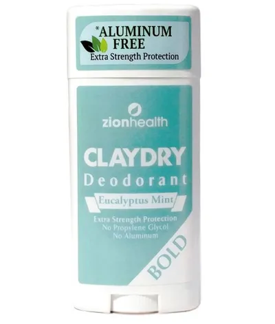 Zion Health Clay Dry Bold Eucalyptus Mint Vegan Deodorant (Dezodorant)