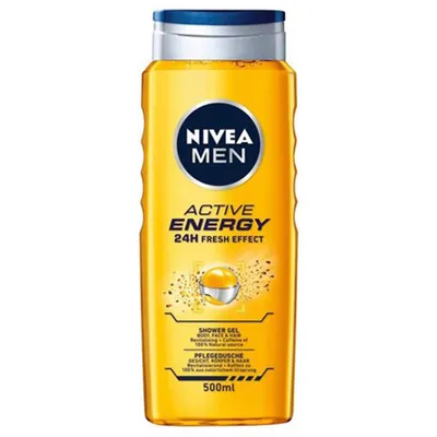Nivea Men, Active Energy, 24h Fresh Effect Shower Gel (Żel pod prysznic dla mężczyzn)