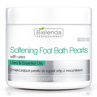 Bielenda Professional Podo Expert Program, Softening Foot Bath Pearls with Urea (Zmiękczające perełki do kąpieli stóp z mocznikiem)