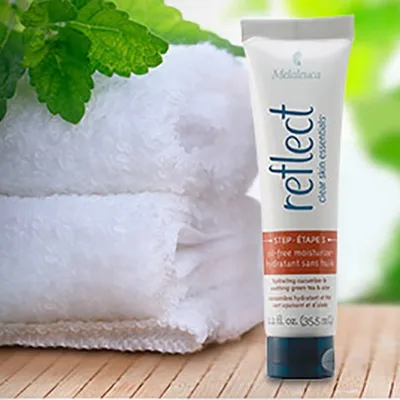 Melaleuca Reflect Clear Skin Essentials, Oil-free Moisturizer (Beztłuszczowy krem nawilżający)