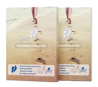 Gold Cosmetics Gold Foot, zabieg złuszczający na stopy