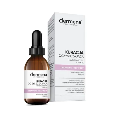 Dermena Kuracja oczyszczająca niacynamid 10%, cynk 1%