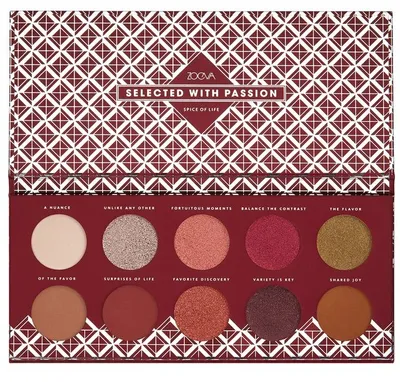 Zoeva Spice of Life, Eyeshadow Palette (Paleta 10 cieni do powiek)