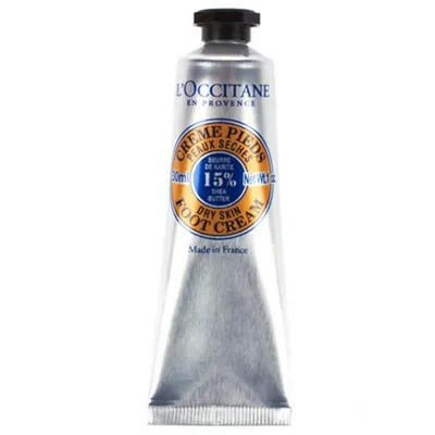 L'Occitane Creme Pieds 15% Karite [Foot Cream Dry Skin 15% Shea Butter] (Krem do stóp z 15% masłem shea)