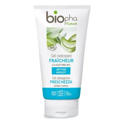 BIOpha Organic Gel Nettoyant Fraicheur (Oczyszczający żel do twarzy z aloesem)