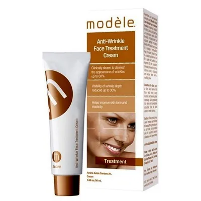 Modele Anti-Wrinkle Face Treatment Cream (Krem do twarzy dla szybkiej i skutecznej walki ze zmarszczkami)