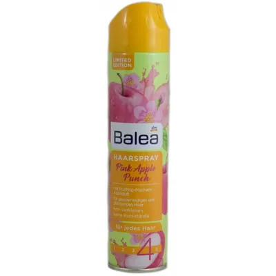 Balea Haarspray Pink Apple Punch (Lakier do włosów o zapachu jabłka)