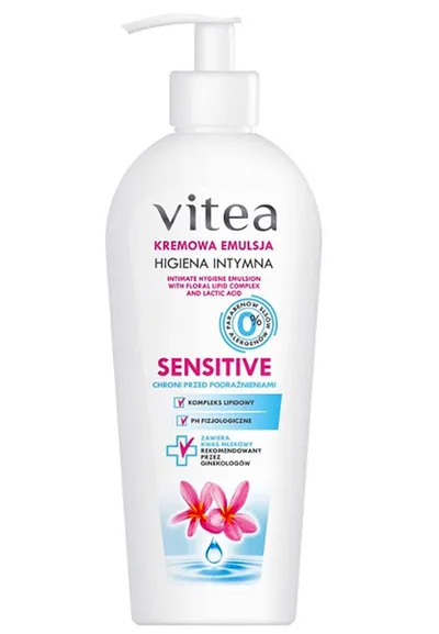 Vitea Sensitive, Kremowa emulsja do higieny intymnej